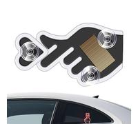 Luce A Cuore Per Auto - Lampada Wireless Romantica e di Avviso - con e Sensore di Vibrazione per Auto,per Donne Uomini Finestra Triangolare Esterno San