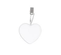 Luce a forma di cuore automatica per borse con sensore LED, torcia da donna, ideale come illuminazione notturna nella vita di tutti i giorni (bianco, 7 x 6,5 x 2,7 cm)
