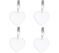 Luce a forma di cuore, luce da borsetta con sensore automatico, luce notturna a forma di cuore, lampada da borsetta per donne, ragazze, San Valentino (4 pezzi)