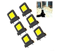 Luce a LED, 6 pz 14 W LED lanterna da campeggio mini luce da lavoro tascabile ispezione interfaccia batteria regolabile per batteria 21 V (6 pezzi)
