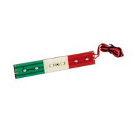 BANDIERA ITALIA LUMINOSA 24V 6 LED 12X2CM CAMION