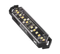 Luce a LED con fibbia a corda antivento con ricarica di tipo C - Lanterna portatile da campeggio impermeabile IPX4 per escursioni all'aperto, zaino in spalla e uso di emergenza