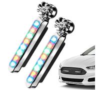 Luce a LED di potenza del, dimensioni standard | Luce stroboscopica del parabrezza con automobili a, nessuna elettricità richiesta, decorazione di fari impermeabili, risparmio energetico |