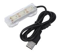 Luce a LED per Acquario 6x2.2cm Luce USB per Acquario Luce Serbatoio di Pesce in Miniatura per Piante Acquatiche per Decorazione Dell'illuminazione Dell'acquario(Luce Blu)