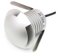 Luce A LED Per Pozzo Interrato, Faretto A Fascio Laterale Da 3W 12V-24V DC, Illuminazione Direzionale Per Esterni In Alluminio Impermeabile IP67, Faretto Per Giardino(Q3-3 Way,12V-Warm White 3000K)