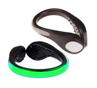 Luce a LED per Scarpe - Riflettente Elastica Regolabile, Faro con Clip Luminosa Multicolore | Lampada per Scarpe da Corsa Notturna Ciclismo Sentiero Camminare Emergenza Sicurezza Esterna