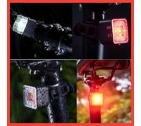 Luce a led posteriore ricaricabile per bici da corsa bicicletta fanale mtb usb .