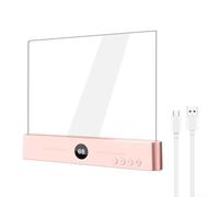 Luce a LED ricaricabile con oscuramento continuo, 3 modalità di colore, luce notturna bianca calda, funzione timer, lampada per la cura degli occhi per leggere l'ora di andare a dormire, clip