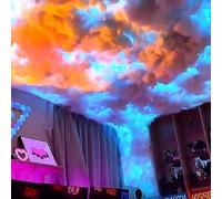 Luce a Nuvola, Luce LED a Nuvola di Fulmine 3D in Cotone con Atmosfera Colorata per la Notte con Controllo App - Perfetta per Stanza da Gioco, Club, Bar, Festa DJ - Luci a Nuvola Creative Fai-da-Te