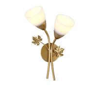 Luce a Parete a LED Postmoderna Minimalista Creative Rose a Forma di Rosa Studio Studio Courtyard Glass Padside Lampada Lampada a Parete Luxury Plating Gold Soggiorno E27 Lampada a Parete Elegante