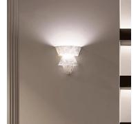 Luce a Parete a LED, sconde a Parete in Marmo Stone Naturale alabastro Bianco in Vetro Interno Letto g9 a Parete Lampada a Parete per Sfondo da Comodino vanità a Parete (30 cm)/Un colore/23 cm