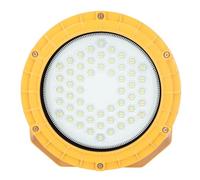 Luce a prova di esplosione del LED, 100W 12000LM luce di lavoro del LED luce di inondazione rotonda del LED con la copertura di vetro temperata per il magazzino