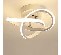 Luce a soffitto a LED 2 Anelli Lampada del soffitto Intrecciato LED Afide delle luci del soffitto Luci LED per Il Soggiorno Cucina Camera da Letto per Ufficio del corridoio - 22 W White White White
