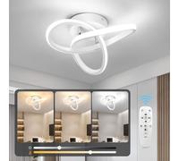 Luce a soffitto a LED Dimmabile, Lampada a soffitto a LED con Telecomando, 3 Temperature di Colore, Forma di Illuminazione a soffitto a LED per l'illuminazione per Il Salotto per la Camera da