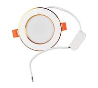 Luce a soffitto a LED intelligente 7W RGB+W Wifi Downlight Voice Control App Alexa Casa Compatibile PC resistente in alluminio illuminazione moderna per camera da letto Anello