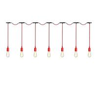 Luce a Sospensione Antica E27 Sospensione Sospensione Adattamento Vintage Assalto Il lampadario con Cavo da 2 m Regolabile, a soffitto Lampada a Sospensione per Il salo