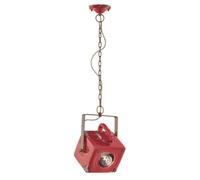 Luce a Sospensione Ceramica Metallo Artigianale B:23 CM E27 Shabby Industriale