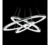 luce a sospensione design moderno ha portato living tre anelli