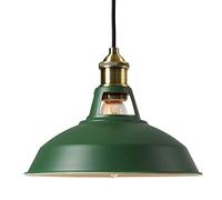 Luce a Sospensione in Metallo Rotondo Vintage Industriale da 30 cm per Illuminazione Interna e27 Lampada a Sospensione del soffitto a Sospensione per Decorazioni per la casa Realizzata in Cina
