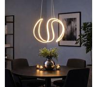 Luce a Sospensione Lampada da Soffitto Tavolo Pranzo 3 Livelli Regolatore LED H [EEK: Non valutato]