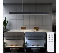 Luce a Sospensione Lampada da Soggiorno Telecomando Cct Antracite LED Regolabile [EEK: Non valutato]