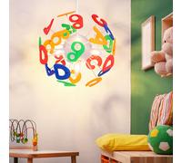 Luce a Sospensione Lampada per Bambini Lettere Abc Colorato Altezza 120 CM [EEK: Non valutato]