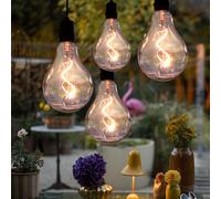 Luce a Sospensione Lampada per Esterni 4xLED Lampadine da Giardino Balcone 50cm
