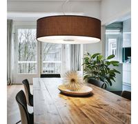 Luce a Sospensione Lampada Sala Pranzo Telecomando LED Cambia-colore Tessuto [EEK: F]