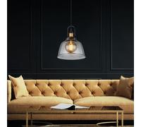 Luce a Sospensione Lampadario Plafoniera Ottone Vetro H 120 CM Big Luce [EEK: Non valutato]