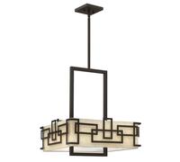 Luce a Sospensione Luce Sala da Pranzo 3-Flammig Bronzo Olio Eingerieben