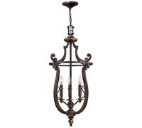 Luce a Sospensione Plafoniera Acciaio Bronzo D 45,1 CM Lampada Sala Pranzo [EEK: Non valutato]
