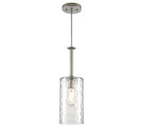 Luce a Sospensione Westinghouse Hernando E27 Acciaio Colpo Martello Vetro [EEK: Non valutato]