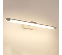 Luce a specchio moderna per il bagno illuminazione a specchio a LED illuminazione frontale a specchio, lampada da parete in metallo, specchio da toeletta girevole da 12 W compatibile con vasca da