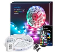 Luce a Striscia a LED 15m, 15m Luci a LED con App Bluetooth e Telecomando, SYNC SYNC Color Change Strisce LED LED RGB SMD, luci a LED per Camera da Letto Decorazione della Cucina per Feste in casa