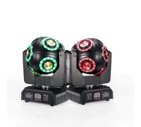 Luce a testa mobile da 150 W 360 ° Luci principali del DJ di Natale DMX512 4in1 RGBW della luce della fase del fascio della sfera di rotazione per l'ucitudine della discoteca