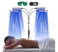 Luce abbronzante per la casa, lampada abbronzante, luce diurna per viso e corpo, con supporto regolabile da 38 a 160 cm