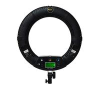 Luce ad anello a LED da 18", 48 W, dimmerabile, con telecomando e controllo app, temperatura di colore 2800 K-9990 K, RGB+W CRI≥95A, per streaming live, trucco, fotografia, produzione video (senza