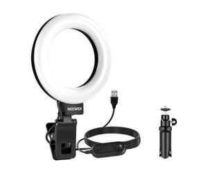 Luce ad anello Neewer BR60 5" con treppiede da scrivania