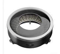 Luce ad anello per microscopio a 96 LED con polarizzatore e analizzatore integrati per ridurre al minimo i riflessi, fornendo un'illuminazione efficiente dal punto di vista energetico e delle