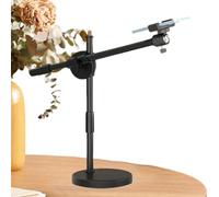Luce ad anello per selfie, treppiede, luce ad anello in ABS con supporto per treppiede, supporto portatile per fotocamera, braccio articolato, per insegnamento, creazione di vlog, fotografia