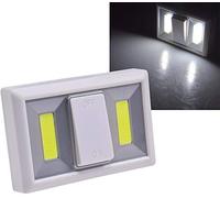 Luce adesiva magnetica da parete a LED con interruttore 240lm bianco 6000k funzionamento a batteria 4xAAA luce wireless per corridoio camera dei bambini roulotte camper