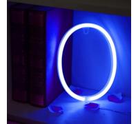 Luce al Neon LED Fai da Te 0-9 Numeri Luminosi 26 Lampada al Neon dell'alfabeto alimentata a Batteria/USB, Lampada da Parete Decorativa, insegna Luminosa con Numeri/Lettere Luci al Neon per Natal