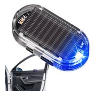 Luce Allarme per Auto,Ricarica Solare con Porta USB | Luce di allarme simulata a LED per autovetture - per Berlina Camper Caravan Parcheggio Strada