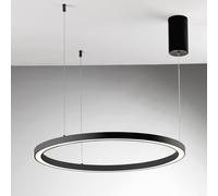 Luce Ambiente Design HOOP lampada a sospensione, LED, LED-HOOP-S80-NER, HOOP [Lampade per Interni > Lampade a Sospensione]