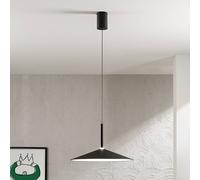 Luce Ambiente Design Lampada LED a sospensione Khan, nera, Ø 48 cm, metallo, CCT Luce Ambiente Design