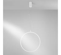 Luce Ambiente Design Lampada LED a sospensione Toorx, bianca, Ø 60 cm, metallo, CCT Luce Ambiente Design
