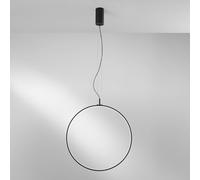 Luce Ambiente Design Lampada LED a sospensione Toorx, nera, Ø 60 cm, metallo, CCT Luce Ambiente Design