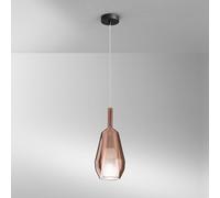 Luce Ambiente Design PIREX lampada a sospensione ovale, E27, I-PIREX-S16-RM, PIREX [Lampade per Interni > Lampade a Sospensione]