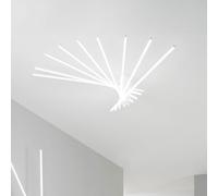 Luce Ambiente Design SHANGHAI lampada a parete/a soffitto LED, LED-SHANGHAI-PL9C BCO, SHANGHAI [Lampade per Interni > Lampade a Parete]