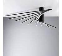 Luce Ambiente Design SHANGHAI lampada a parete 9 luci, LED, LED-SHANGHAI-PL9C NERO, SHANGHAI [Lampade per Interni > Lampade a Parete]